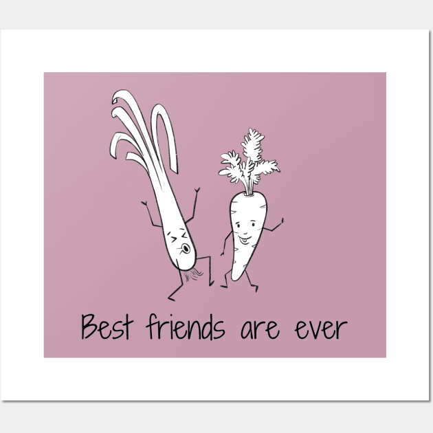 Best friends are ever Wall Art by Berthox